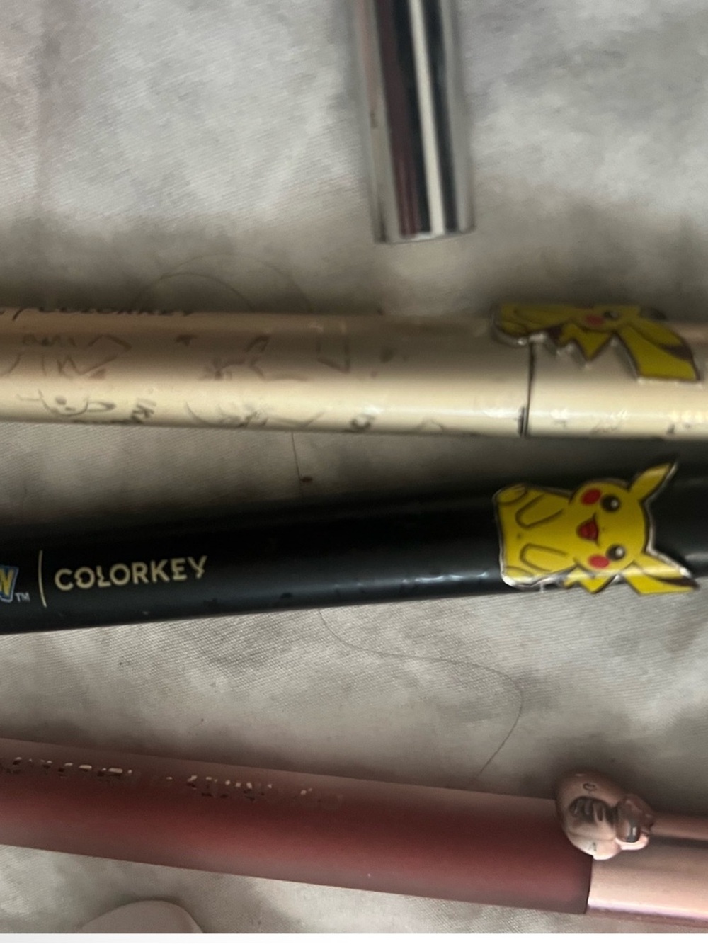 Pokemon color key lipsticks